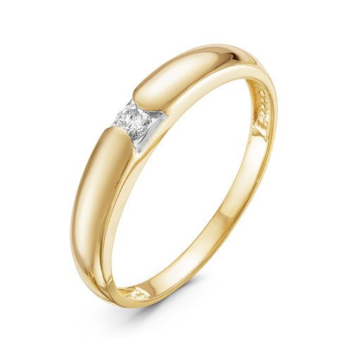 Кольцо, золото, бриллиант, БР110914л